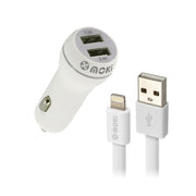 Moki Lightning Cable + Car Charger Pack [ACC MUSBLCAR]