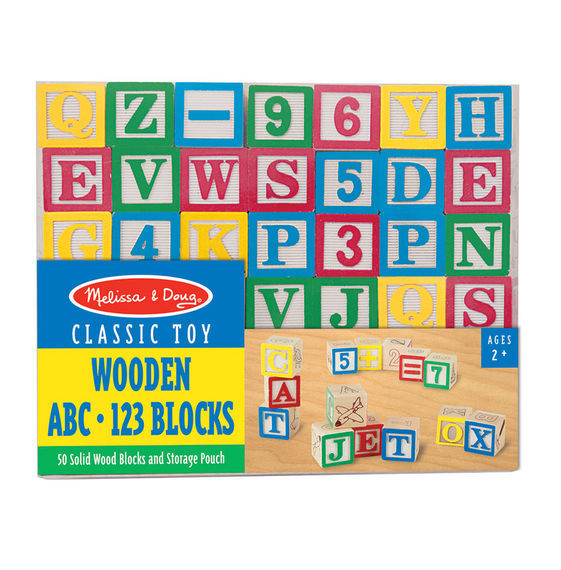 Wooden ABC/123 Blocks