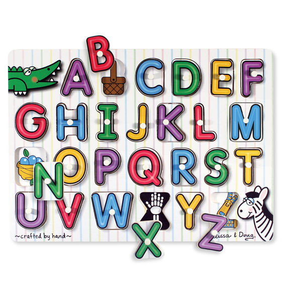 Peg Puzzle - See-Inside Alphabet