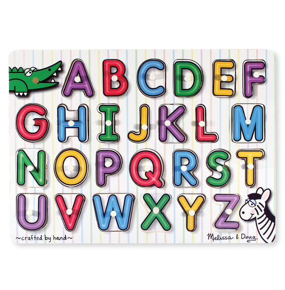 Peg Puzzle - See-Inside Alphabet
