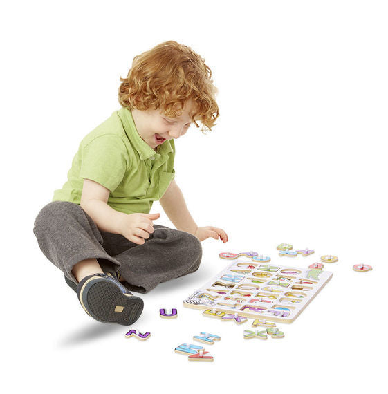 Peg Puzzle - See-Inside Alphabet