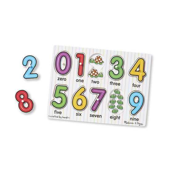 Peg Puzzle - See-Inside Numbers