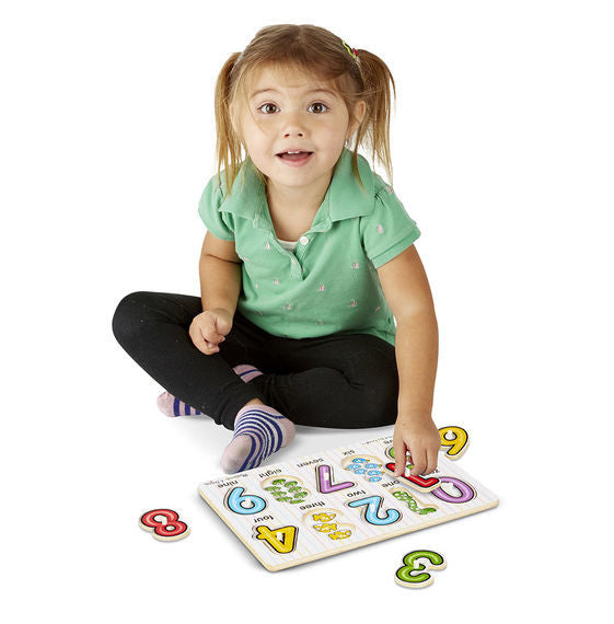 Peg Puzzle - See-Inside Numbers