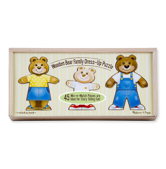Bear Family Dress-Up Puzzle