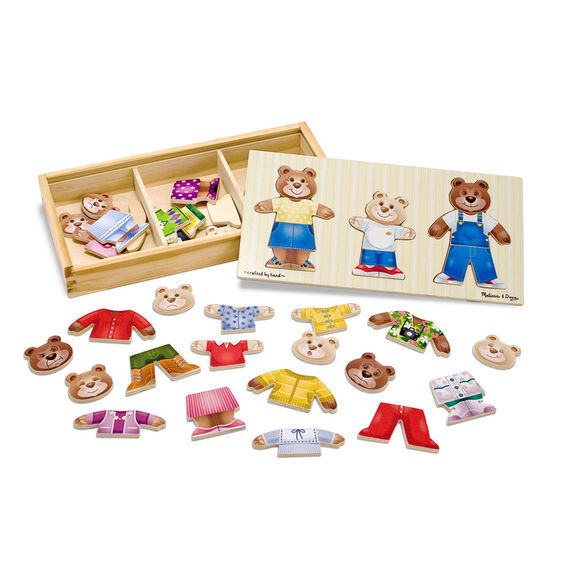 Bear Family Dress-Up Puzzle