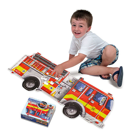 Floor Puzzle - Giant Fire Truck