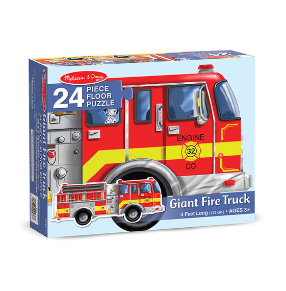 Floor Puzzle - Giant Fire Truck