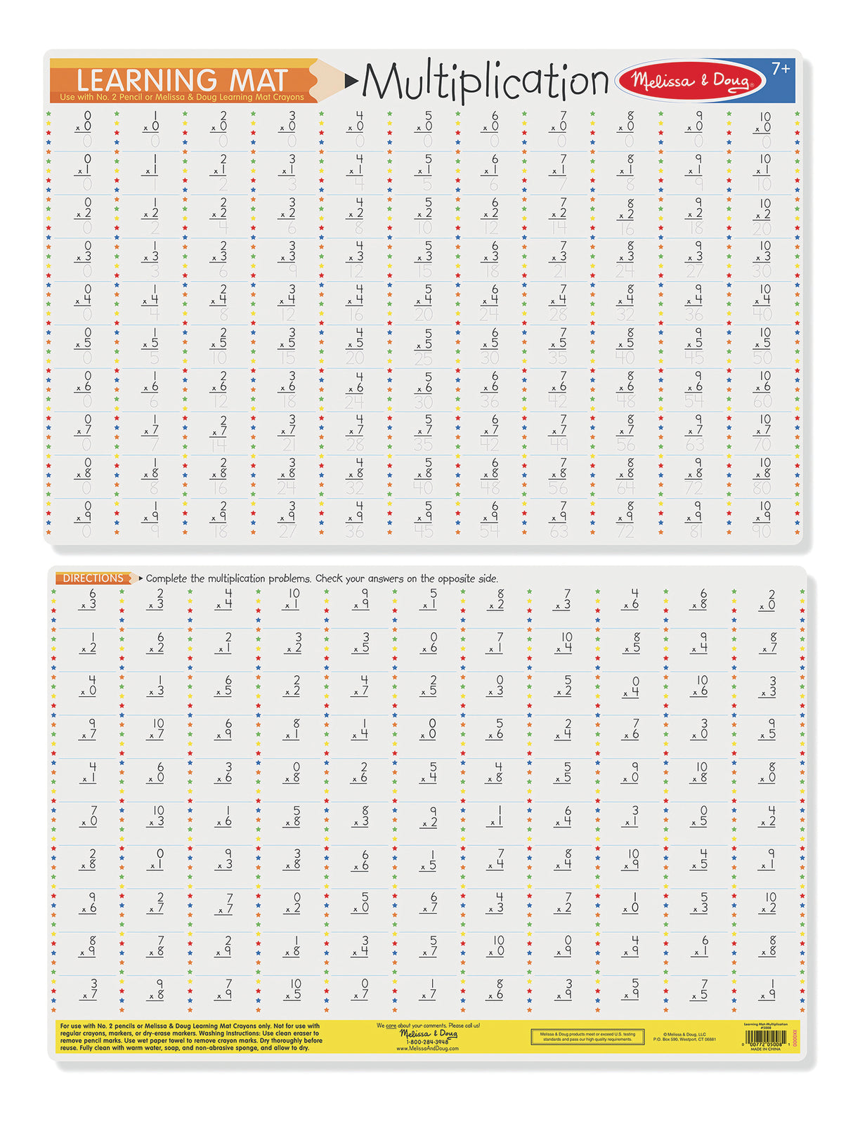 Colour-a-Mat - Multiplication