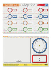Colour-a-Mat - Telling Time
