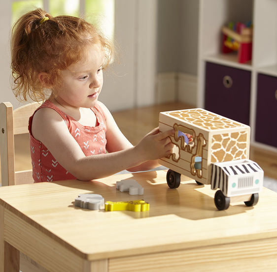 Animal Rescue Shape Sorting Truck