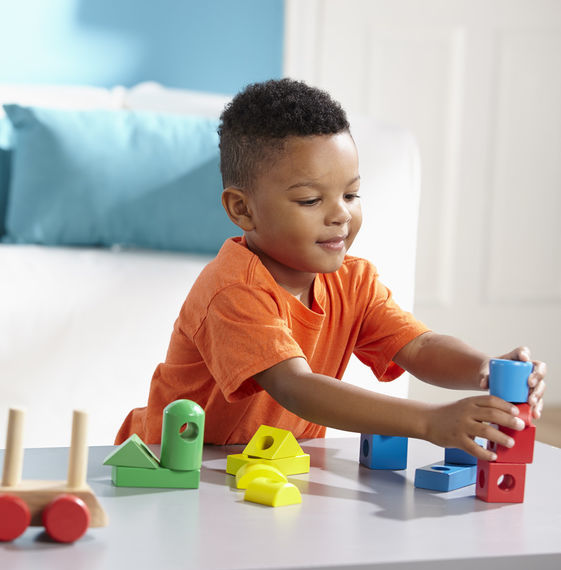 Wooden Stacking Train
