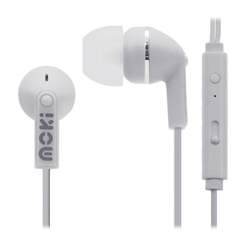 Moki Noise IsoEarbuds Mic White [ACC HCBMW]