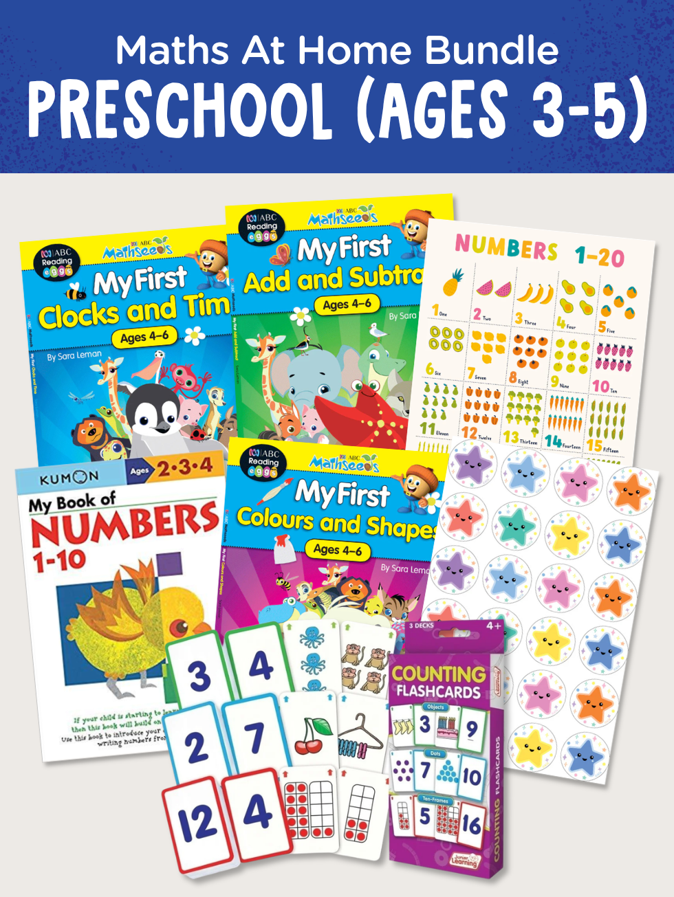 Maths At Home Bundle - Preschool (Ages 3-5)