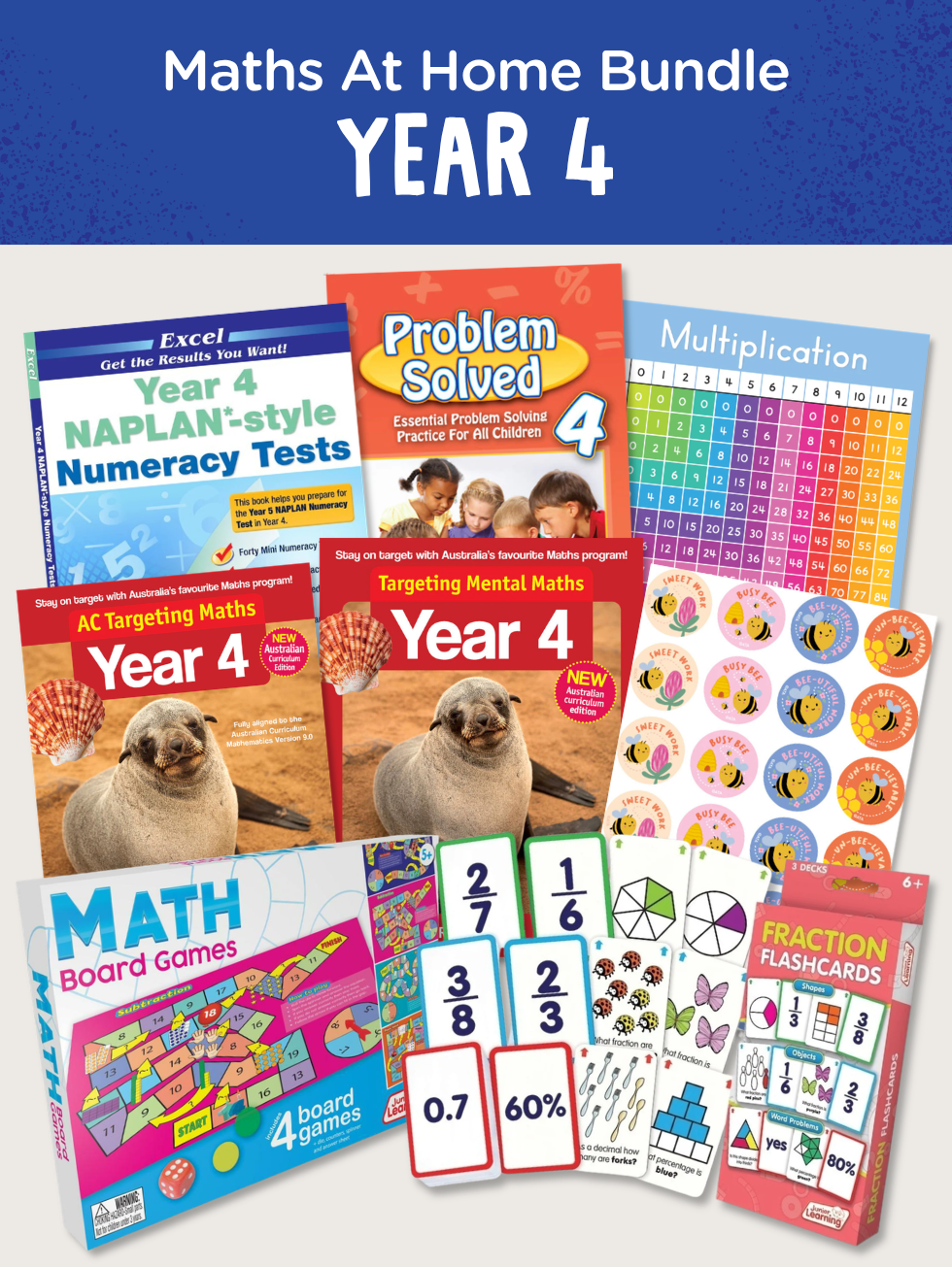 Maths At Home Bundle - Year 4