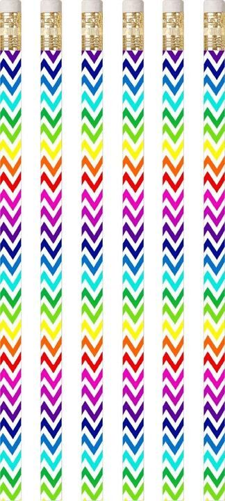 Chevron Colours - Pencils