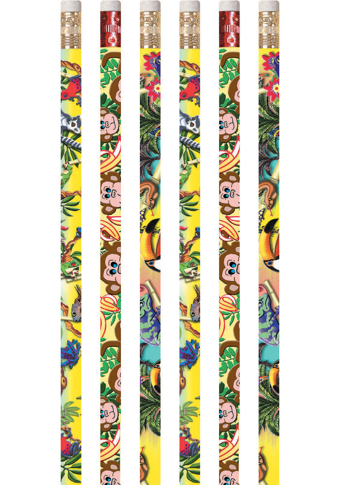 Tropical Rainforest Pencils - Pack of 10