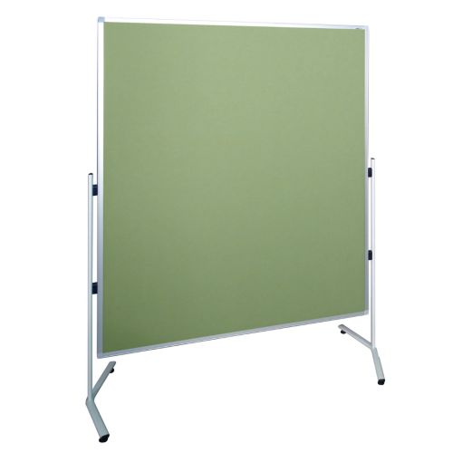 Visionchart Modulo Room Divider Pinboard T Leg 1500 x 1200mm Lime (Special Order)