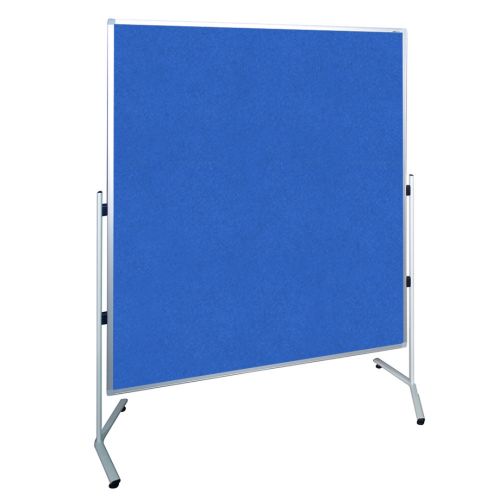 Visionchart Modulo Room Divider Pinboard T Leg 1500 x 1200mm Blue (Special Order)
