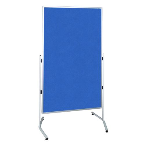 Visionchart Modulo Room Divider Pinboard T Leg 1800 x 1000mm Blue (Special Order)