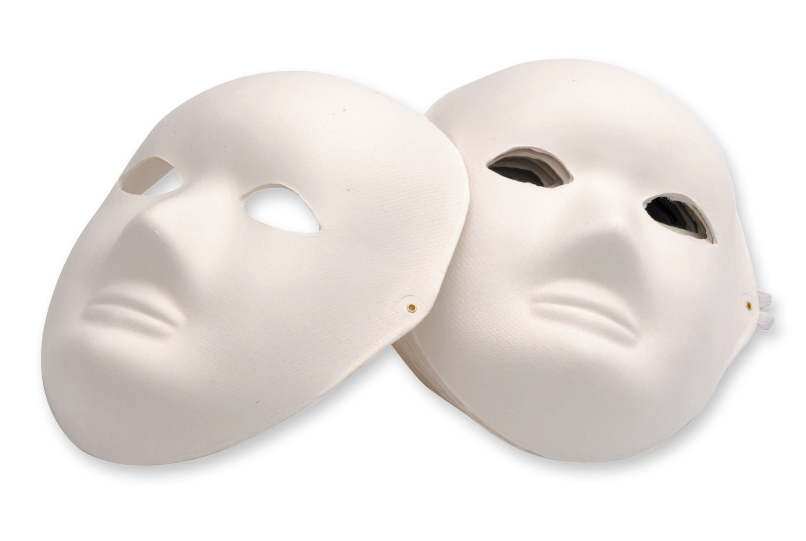 Full Mask Paper Mache - Pack of 24 - CLEARANCE