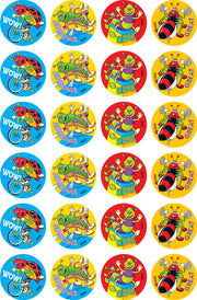 Sporty Bugs Merit Stickers