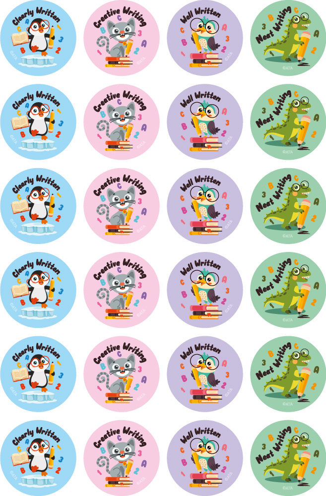 Writing - Merit Stickers (Pack of 96)