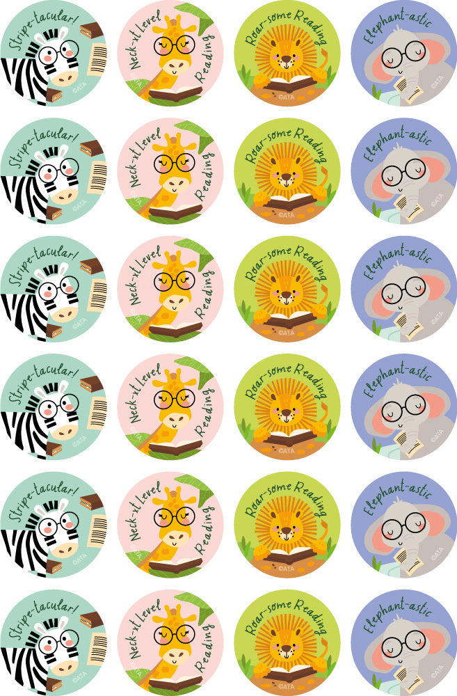 Reading - Merit Stickers (Pack of 96)