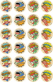 Super Kid (Boy) - Merit Stickers (Pack of 96)
