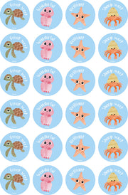 Reef Creatures - Merit Stickers (Pack of 96)