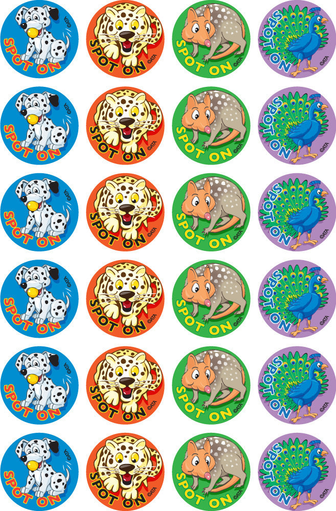 Spot On Merit Stickers (Previous Design)