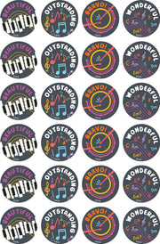 Music Maestros - Merit Stickers (Pack of 96)