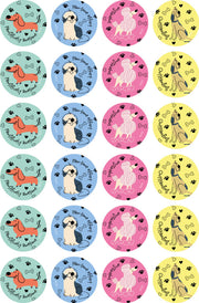 Happy Dogs - Merit Stickers (Pack of 96)