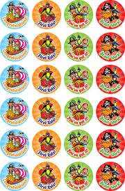 Pirates Merit Stickers