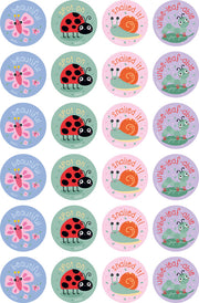 Garden Insects - Merit Stickers (Pack of 96)