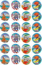 Australiana Merit Stickers (Previous Design)