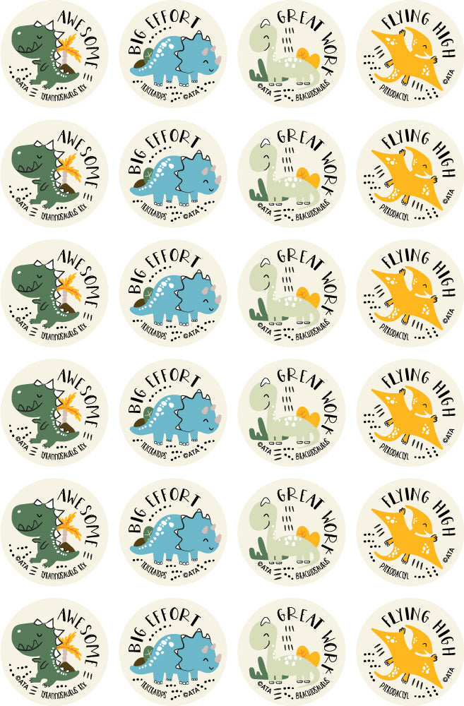 Dinosaurs - Merit Stickers (Pack of 96)