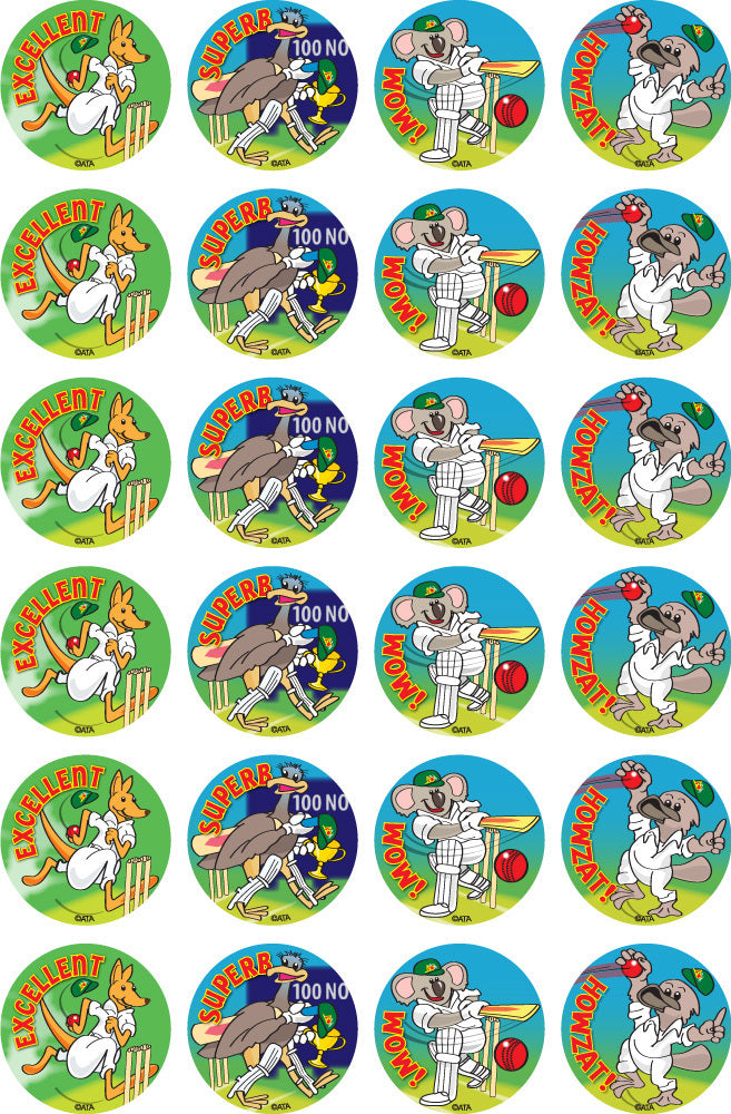 Australian Cricket Merit Stickers