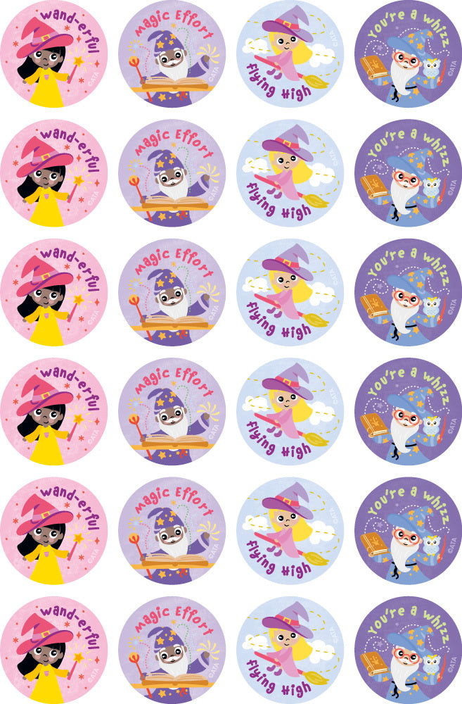 Witches & Wizards - Merit Stickers (Pack of 96)