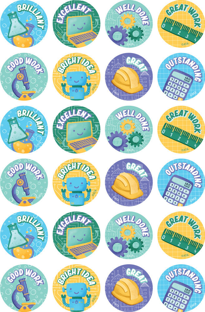 STEM - Merit Stickers (Pack of 96)