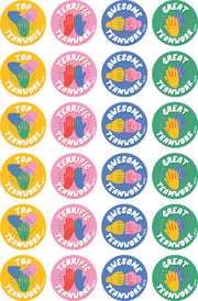 Teamwork - Merit Stickers (Pack of 96)