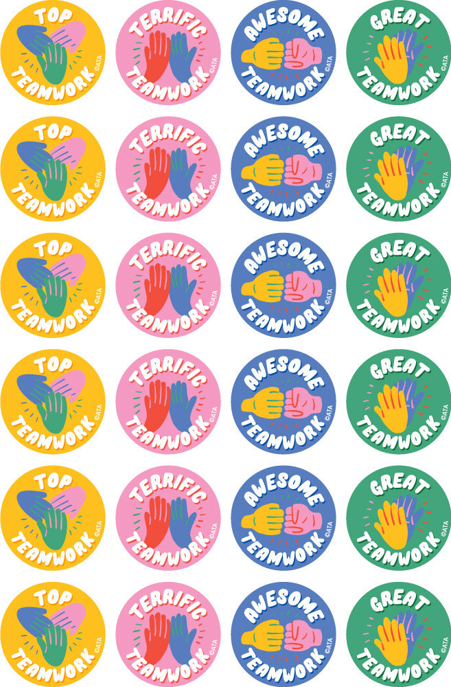 Teamwork - Merit Stickers (Pack of 96)