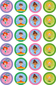 Gymnastics - Extracurricular Stickers (Pack of 96)