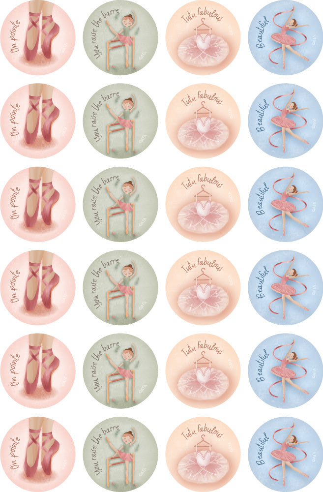 Ballet - Merit Stickers (Pack of 96)