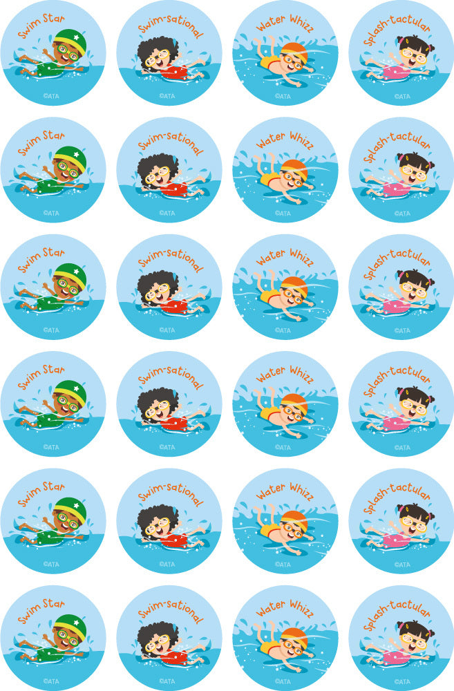 Swimming - Extracurricular Stickers (Pack of 96)