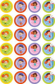Basketball - Extracurricular Stickers (Pack of 96)