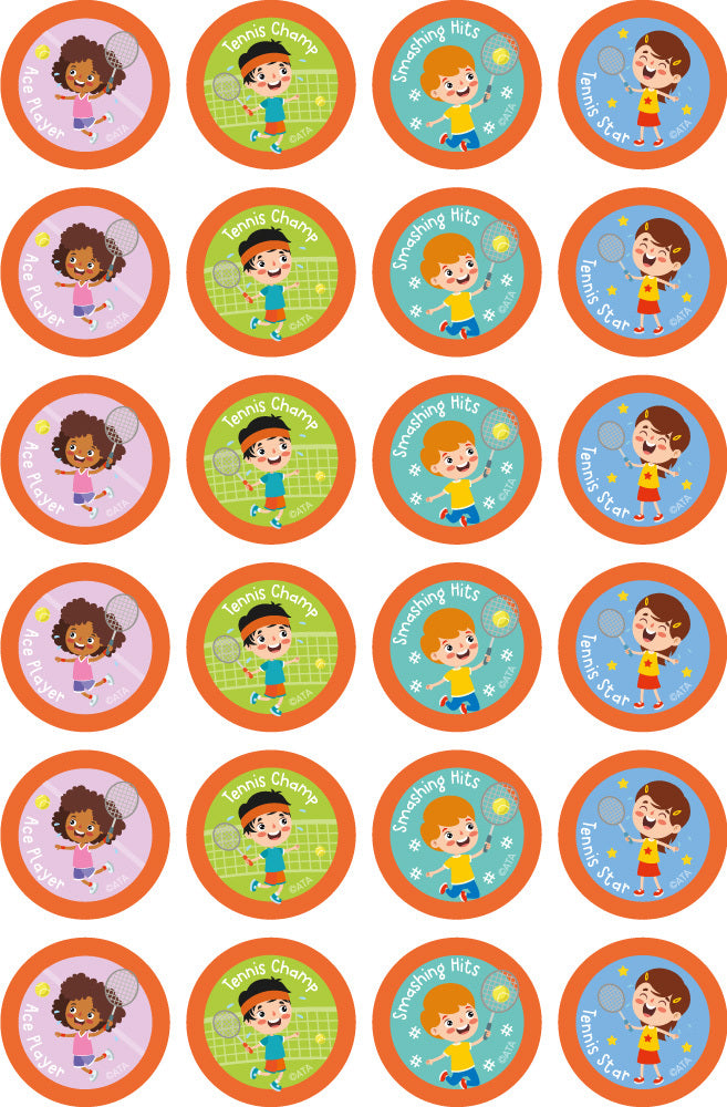 Tennis - Extracurricular Stickers (Pack of 96)