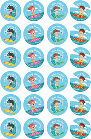 Surfing - Extracurricular Stickers (Pack of 96)