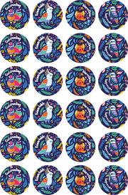Australian Birds - Merit Stickers (Pack of 96)