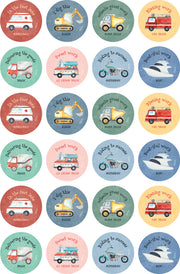 Transport - Merit Stickers (Pack of 96)