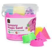 Sensory Magic Sand 2kg - Green (with moulds)